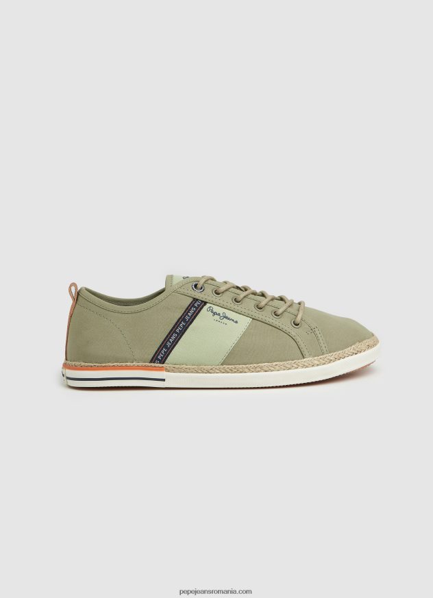 adidasi_blucher_din_panza_barbati_pepe_jeans_armata_6z0r461215.jpg adidași blucher din pânză bărbați Pepe Jeans armată 6Z0R461215 - imagine 1