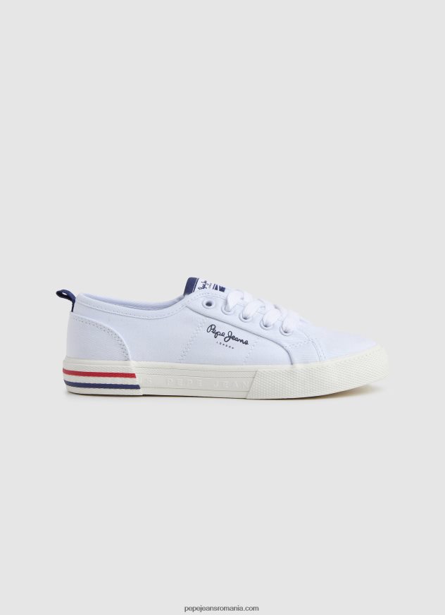 adidasi_brady_de_baza_fata_pepe_jeans_aproape_alb_6z0r461325.jpg adidași brady de bază fată Pepe Jeans aproape alb 6Z0R461325 - imagine 1
