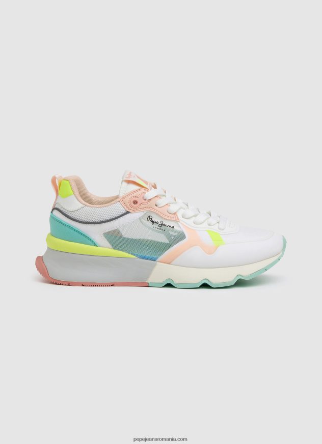 adidași brit pro strălucitori pentru alergare femei Pepe Jeans alb 6Z0R46576 - imagine 1