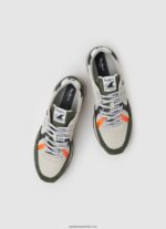 adidași combinați brit bărbați Pepe Jeans verde kaki 6Z0R461185 - imagine 2