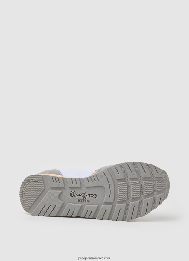 adidași combinați brit heritage femei Pepe Jeans alb 6Z0R46615 - imagine 5
