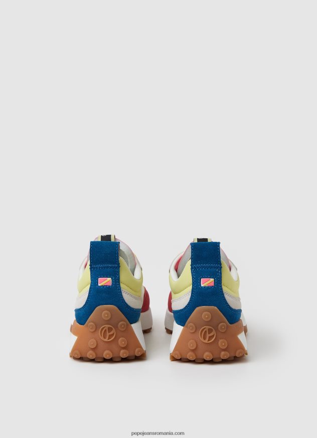 adidași combinați cu imprimeu norocos femei Pepe Jeans galben acid 6Z0R46572 - imagine 4