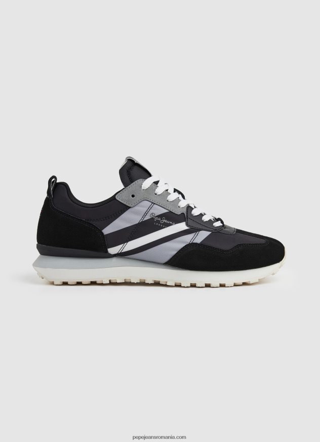 adidasi_combinati_foster_man_barbati_pepe_jeans_negru_6z0r461199.jpg adidași combinați foster man bărbați Pepe Jeans negru 6Z0R461199 - imagine 1