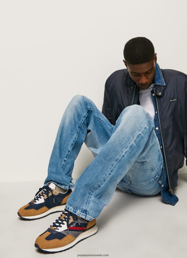 adidasi_combinati_foster_man_barbati_pepe_jeans_tutun_6z0r461174.jpg adidași combinați foster man bărbați Pepe Jeans tutun 6Z0R461174 - imagine 1