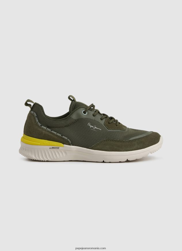 adidasi_combinati_jay_pro_barbati_pepe_jeans_verde_kaki_6z0r461187.jpg adidasi combinați jay pro bărbați Pepe Jeans verde kaki 6Z0R461187 - imagine 1