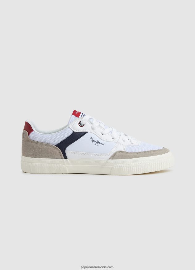 adidasi_combinati_kenton_master_barbati_pepe_jeans_alb_6z0r461177.jpg adidași combinați Kenton Master bărbați Pepe Jeans alb 6Z0R461177 - imagine 1