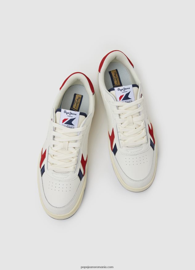 adidași combinați kore vintage bărbați Pepe Jeans roșu 6Z0R461172 - imagine 2