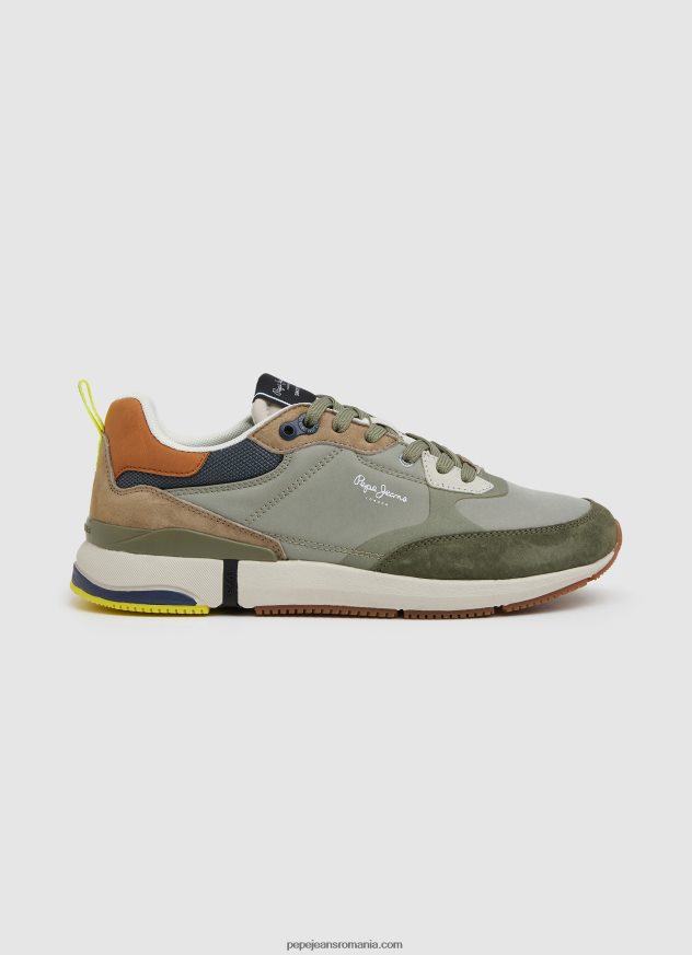 adidasi_combinati_london_pro_barbati_pepe_jeans_verde_kaki_6z0r461188.jpg adidasi combinați london pro bărbați Pepe Jeans verde kaki 6Z0R461188 - imagine 1
