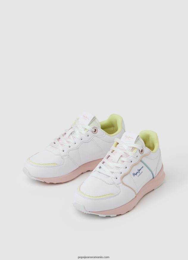 adidași de alergare york candy fată Pepe Jeans alb 6Z0R461311 - imagine 3