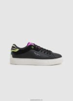 adidasi de bază adams ari femei Pepe Jeans negru 6Z0R46613