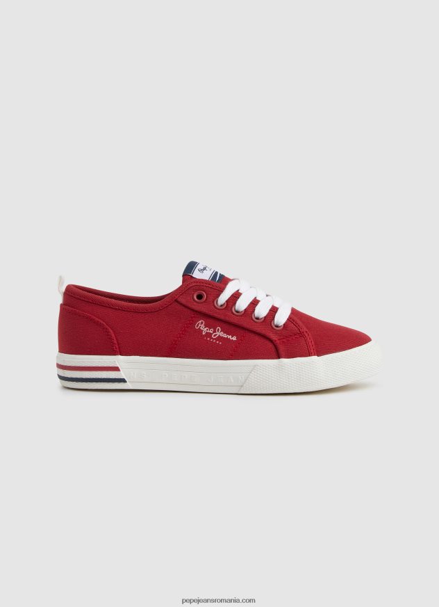adidasi_de_baza_brady_baiat_pepe_jeans_rosu_6z0r461544.jpg adidasi de bază brady băiat Pepe Jeans roșu 6Z0R461544 - imagine 1