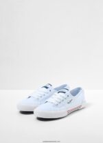 adidasi de bază brady femei Pepe Jeans alb 6Z0R46636 - imagine 2