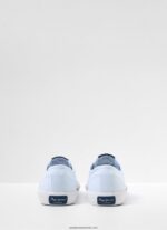 adidasi de bază brady femei Pepe Jeans alb 6Z0R46636 - imagine 4