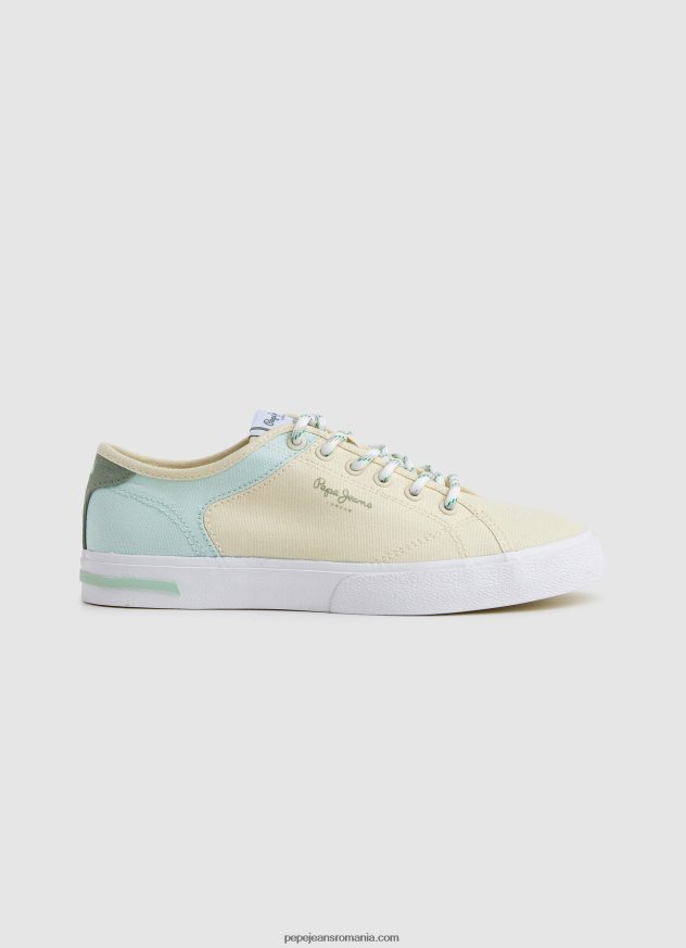 adidași de bază Kenton Road femei Pepe Jeans lămâie pastelată 6Z0R46634 - imagine 1