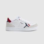 adidași player Britt din piele băiat Pepe Jeans alb 6Z0R461525