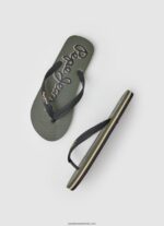 Bay Beach logo șlapi de plajă bărbați Pepe Jeans armată 6Z0R461268 - imagine 2