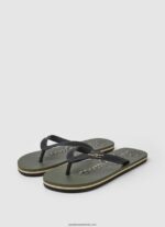 Bay Beach logo șlapi de plajă bărbați Pepe Jeans armată 6Z0R461268 - imagine 3