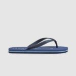 Bay Beach logo șlapi de plajă bărbați Pepe Jeans denim închis la culoare 6Z0R461277