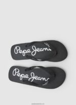Bay Beach șlapi de bază pentru plajă bărbați Pepe Jeans negru 6Z0R461265 - imagine 2