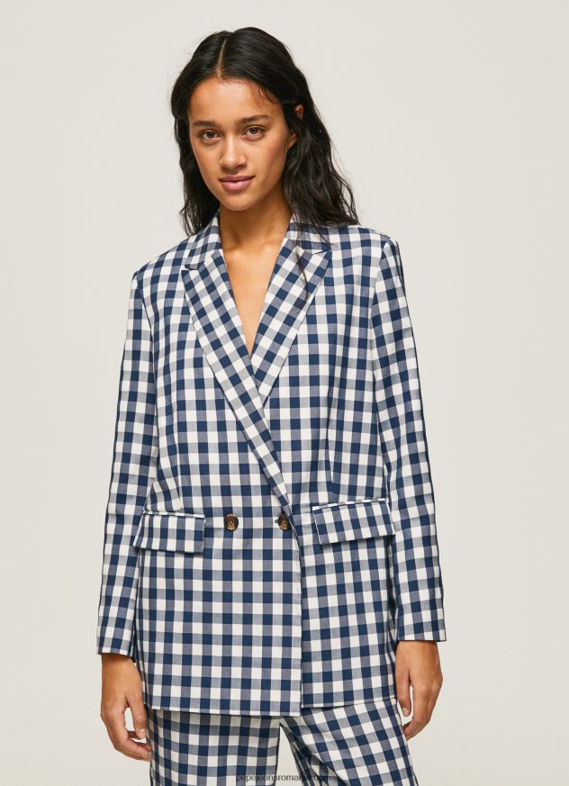 blazer_cu_imprimeu_cu_carouri_femei_pepe_jeans_multi_6z0r46136.jpg blazer cu imprimeu cu carouri femei Pepe Jeans multi 6Z0R46136 - imagine 1