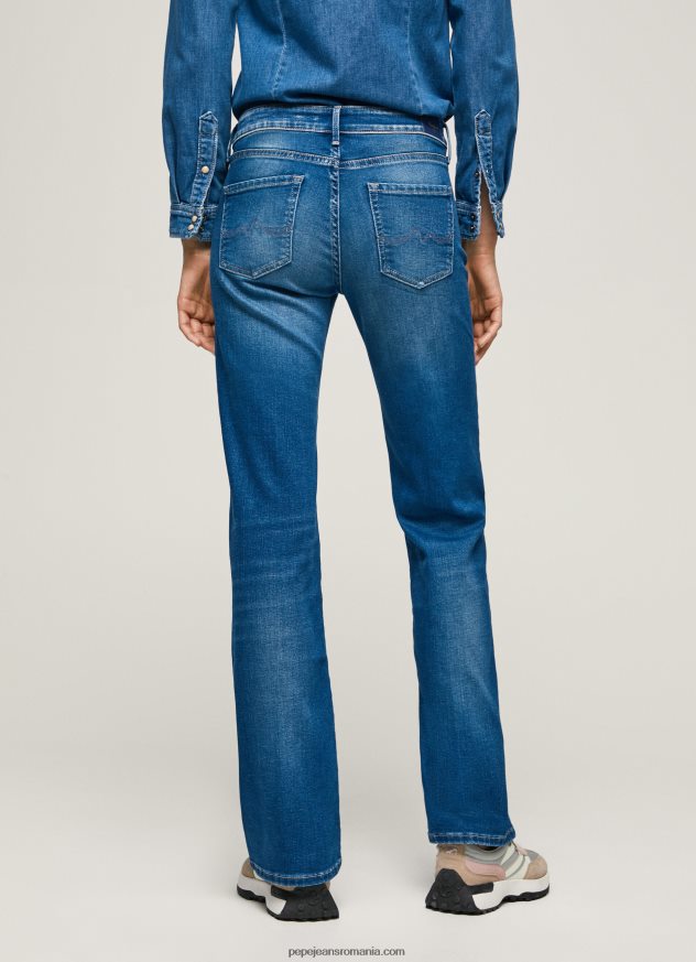 blugi aubrey slim fit cu talie medie femei Pepe Jeans denim 6Z0R4668 - imagine 4