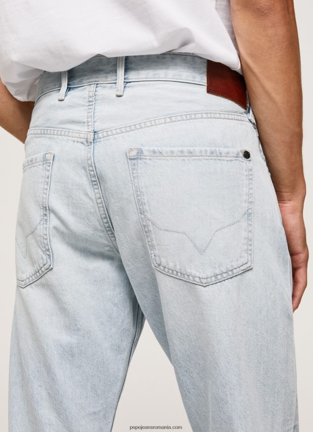 blugi callen cu talie medie relaxed fit bărbați Pepe Jeans denim 6Z0R46809 - imagine 5
