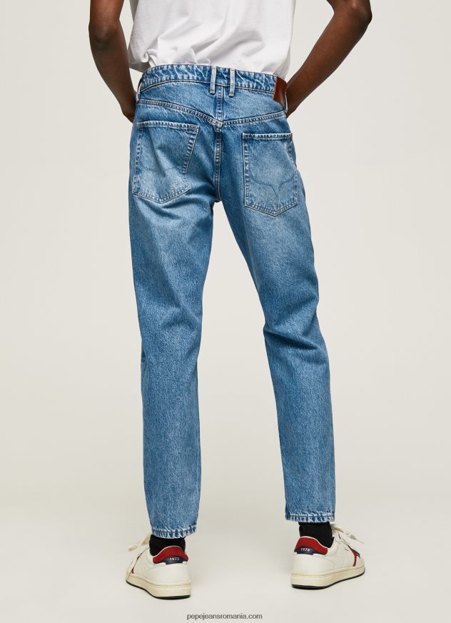 blugi callen cu talie medie relaxed fit bărbați Pepe Jeans denim 6Z0R46820 - imagine 4