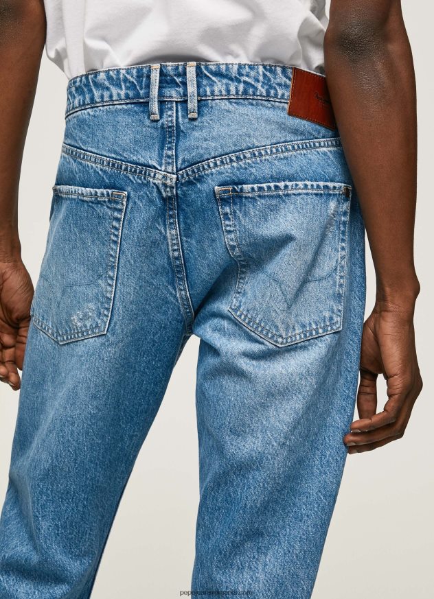 blugi callen cu talie medie relaxed fit bărbați Pepe Jeans denim 6Z0R46820 - imagine 5