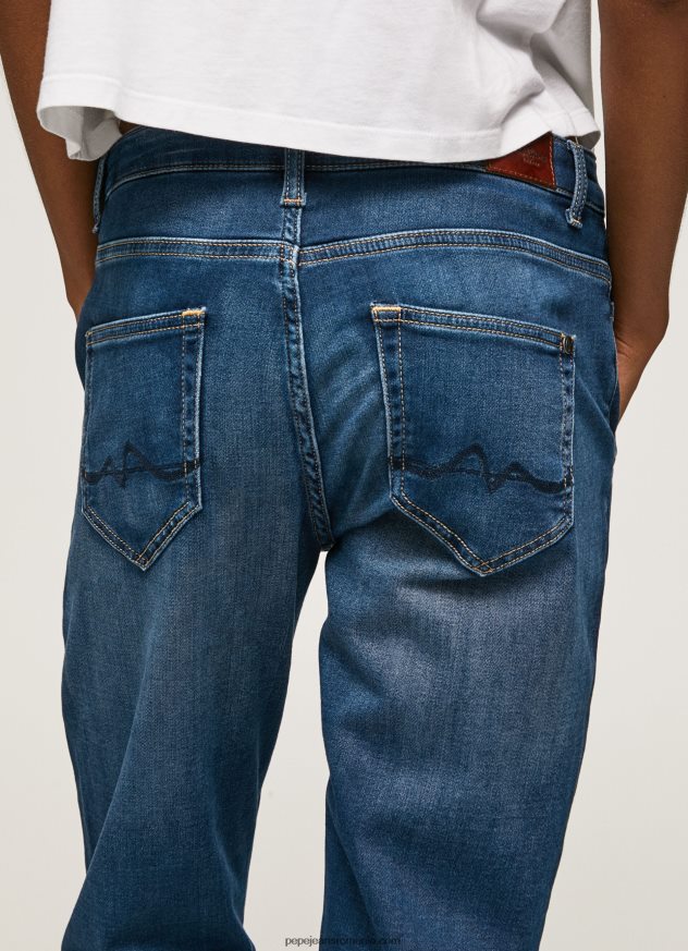 blugi carey cu talie medie relaxed fit femei Pepe Jeans denim 6Z0R4686 - imagine 5