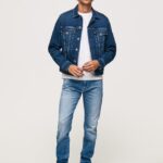 blugi crane slim fit bărbați Pepe Jeans denim 6Z0R46795