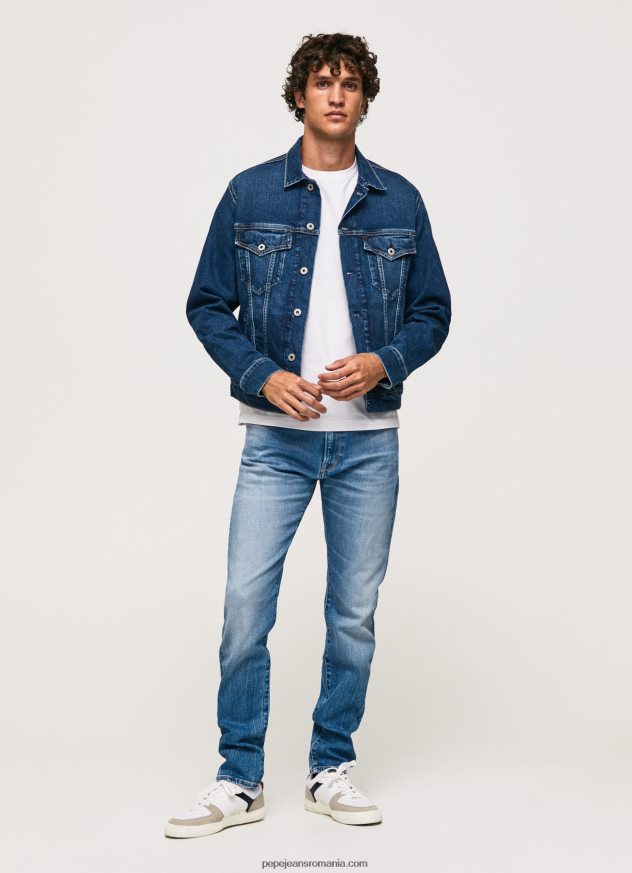 blugi_crane_slim_fit_barbati_pepe_jeans_denim_6z0r46795.jpg blugi crane slim fit bărbați Pepe Jeans denim 6Z0R46795 - imagine 1