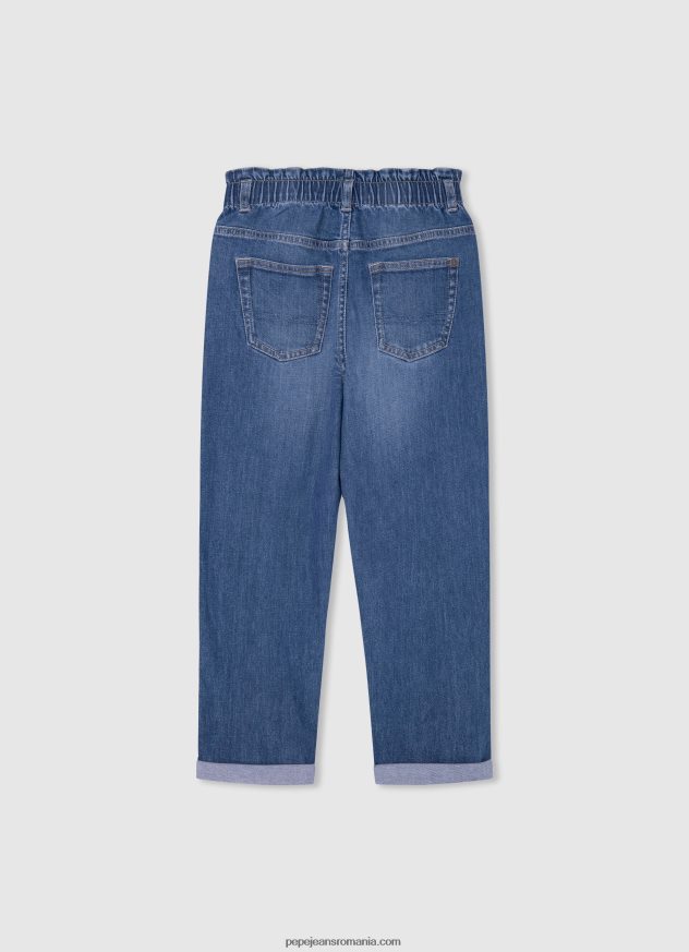 blugi cu talie înaltă reese taper fit fată Pepe Jeans denim 6Z0R461366 - imagine 2