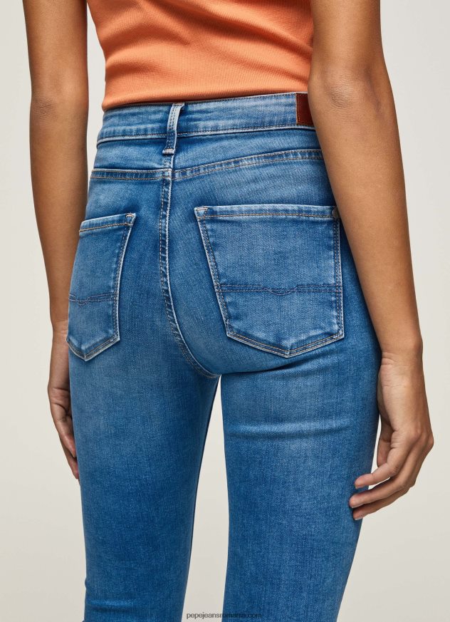 blugi cu talie înaltă regent skinny fit femei Pepe Jeans denim 6Z0R4658 - imagine 5