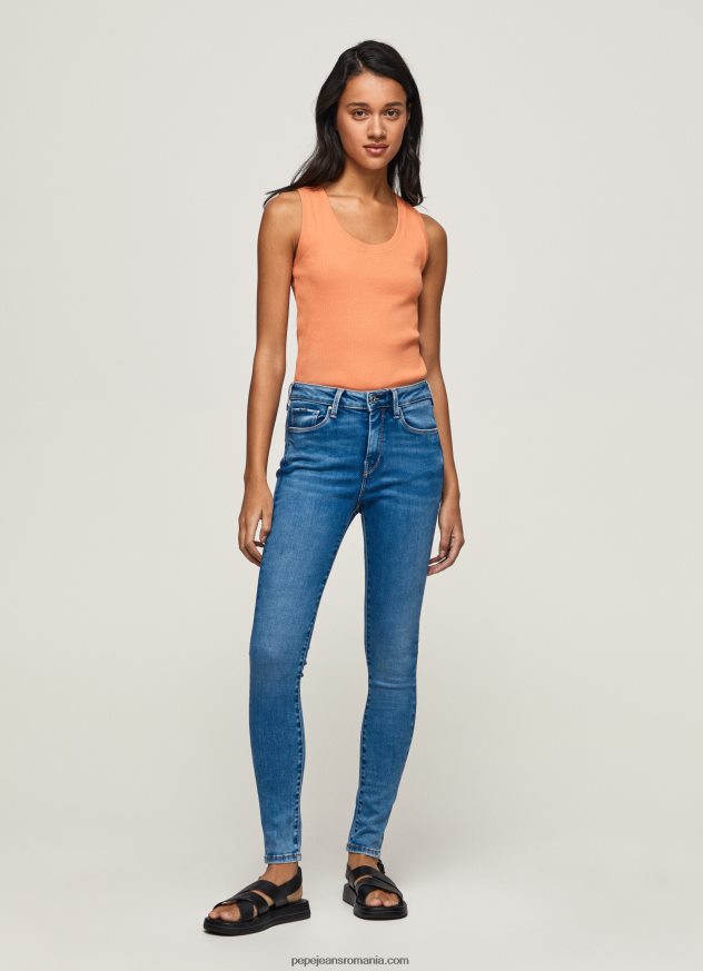 blugi_cu_talie_inalta_regent_skinny_fit_femei_pepe_jeans_denim_6z0r4658.jpg blugi cu talie înaltă regent skinny fit femei Pepe Jeans denim 6Z0R4658 - imagine 1