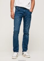 blugi cu talie medie, cu talie medie bărbați Pepe Jeans denim 6Z0R46804 - imagine 2
