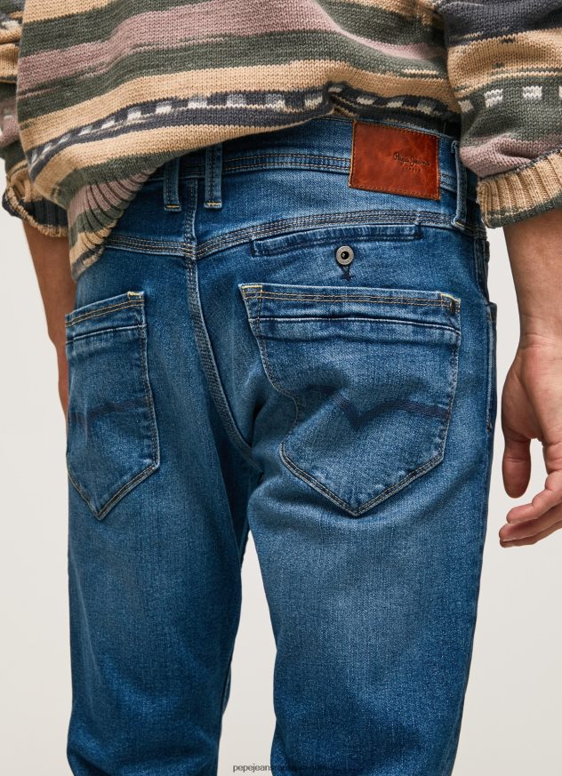 blugi cu talie medie cu vârf cu talie medie bărbați Pepe Jeans denim 6Z0R46801 - imagine 5