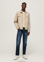 blugi cu talie medie cu vârf cu talie medie bărbați Pepe Jeans denim 6Z0R46805