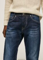 blugi cu talie medie cu vârf cu talie medie bărbați Pepe Jeans denim 6Z0R46805 - imagine 3