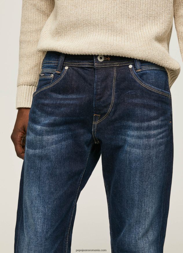 blugi cu talie medie cu vârf cu talie medie bărbați Pepe Jeans denim 6Z0R46805 - imagine 3