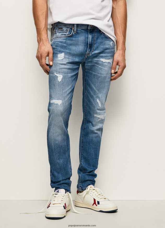 blugi cu talie medie stanley cu ajustare regulată bărbați Pepe Jeans denim 6Z0R46808 - imagine 2