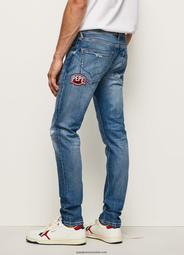 blugi cu talie medie stanley cu ajustare regulată bărbați Pepe Jeans denim 6Z0R46808 - imagine 5