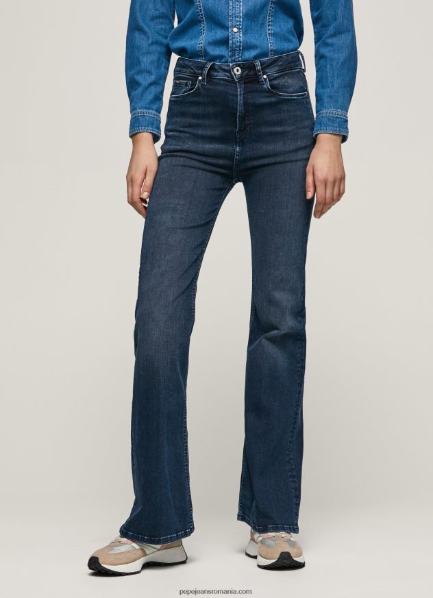 blugi evazați cu talie înaltă Willa femei Pepe Jeans denim 6Z0R4661 - imagine 2