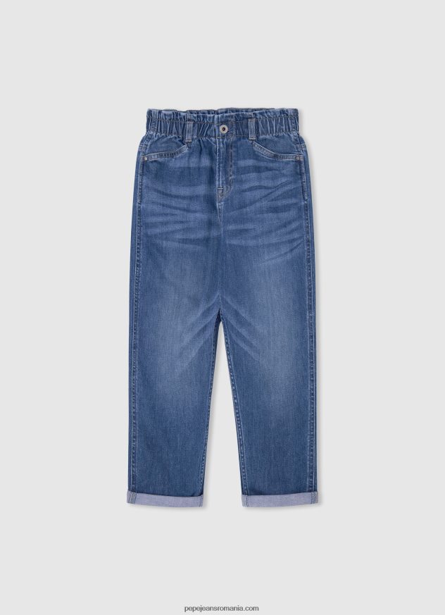 blugi evazați cu talie înaltă willa jr fată Pepe Jeans denim 6Z0R461368 - imagine 5