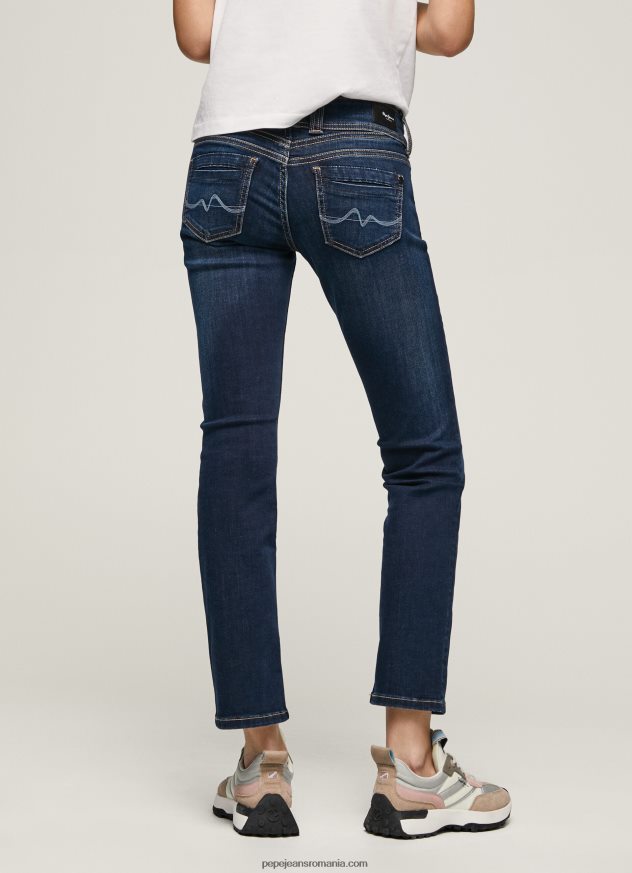 blugi gen straight fit cu talie mijlocie femei Pepe Jeans denim 6Z0R464 - imagine 4