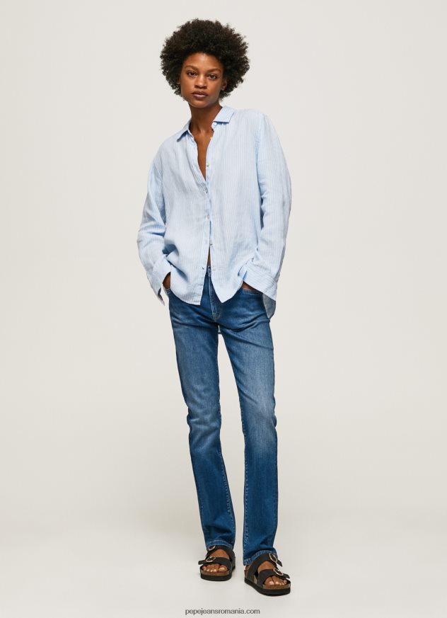 blugi_grace_slim_fit_cu_talie_inalta_femei_pepe_jeans_denim_6z0r4670.jpg blugi grace slim fit cu talie înaltă femei Pepe Jeans denim 6Z0R4670 - imagine 1