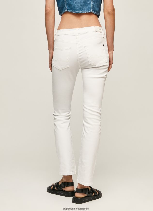 blugi grace slim fit cu talie înaltă femei Pepe Jeans denim 6Z0R4676 - imagine 4