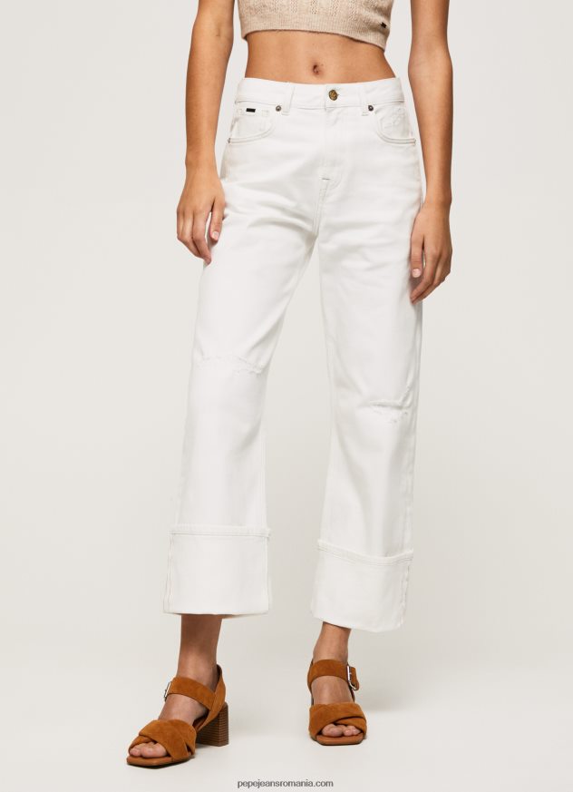 blugi hazel cu talie înaltă, cu ajustare normală femei Pepe Jeans denim 6Z0R462 - imagine 2