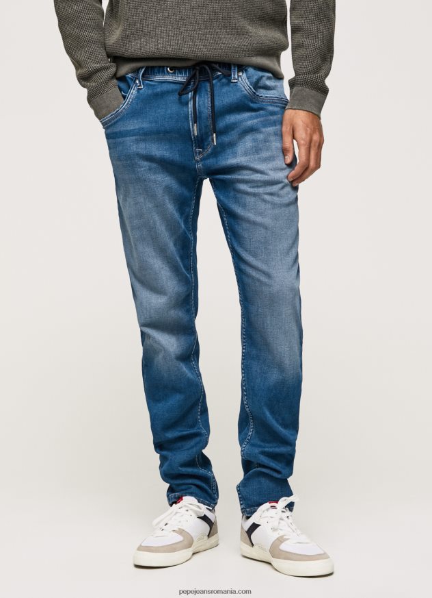 blugi jagger cu talie medie slim fit bărbați Pepe Jeans denim 6Z0R46794 - imagine 2
