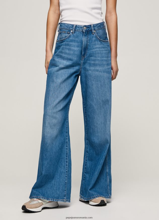 blugi jaimy cu talie înaltă, cu ajustare largă femei Pepe Jeans denim 6Z0R4679 - imagine 2