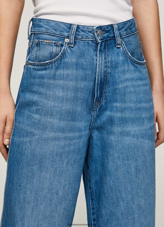 blugi jaimy cu talie înaltă, cu ajustare largă femei Pepe Jeans denim 6Z0R4679 - imagine 3